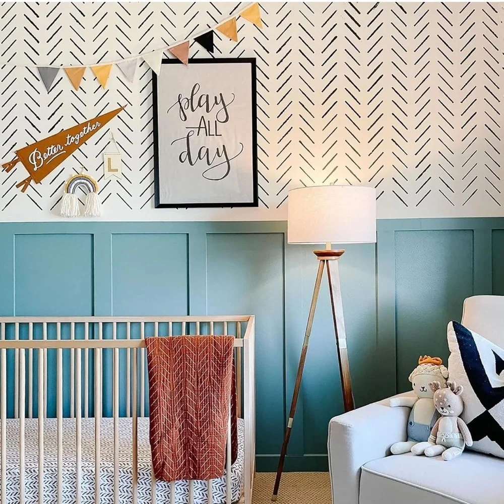 NEW Stencil | Large 2 Piece | DIY Painting Wall Art | Accent Wall